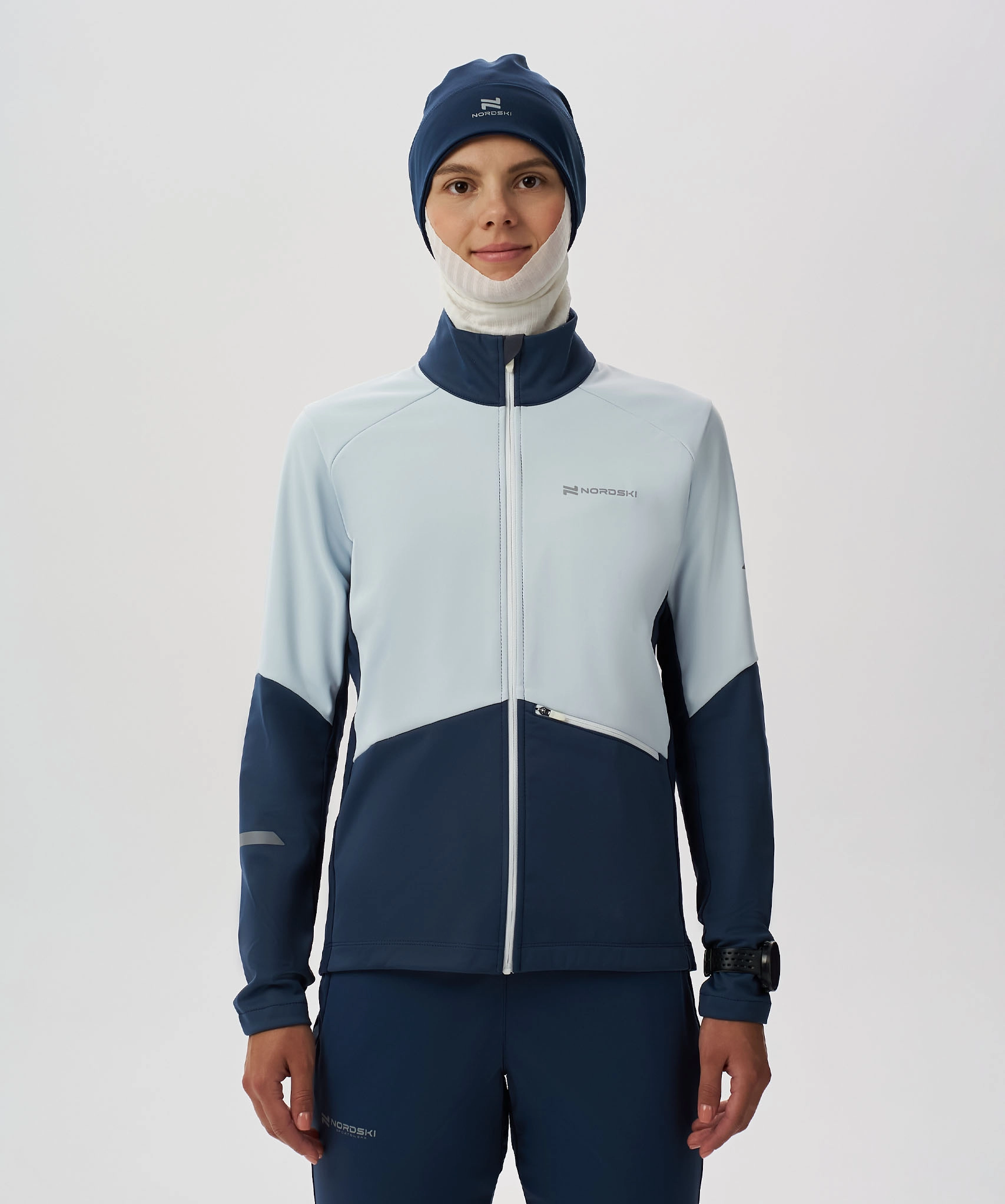 Тренировочная куртка Nordski Pro 2.0 Ice Mint/White W