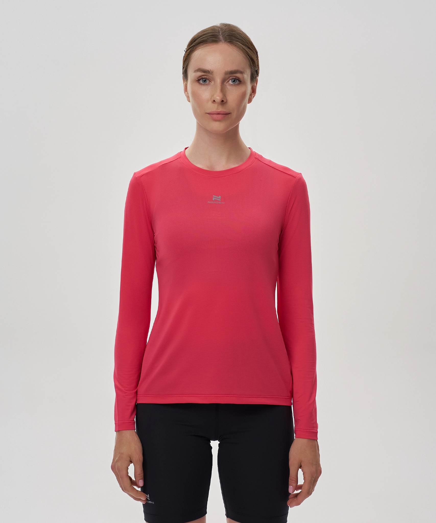 Футболка Nordski Run 2.0 Aqua W с длинным рукавом