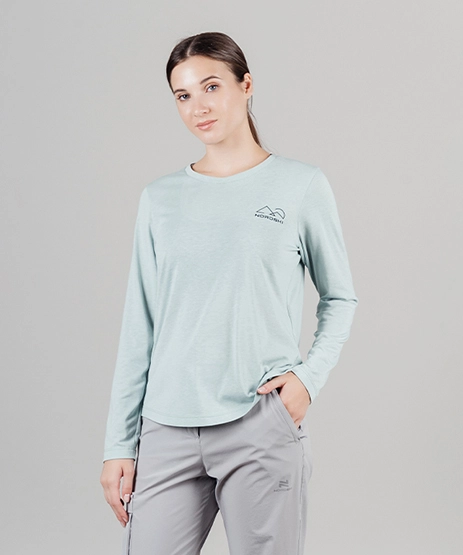 Футболка Nordski Move Ice Mint W с длинным рукавом