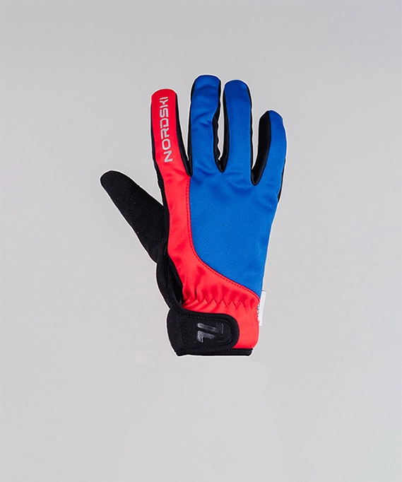 Перчатки Nordski Jr. Racing True Blue/Red WS