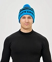 Шапка Nordski Winter Black/Light Blue