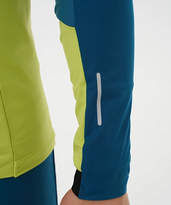 Тренировочная куртка Nordski Race Dark Jeans/Lime