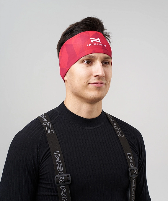 Гоночная повязка Nordski Race Red