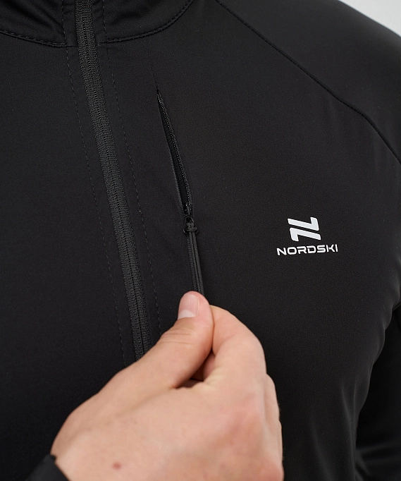 Тренировочная куртка Nordski Race Black/White