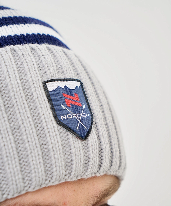 Шапка Nordski Severe Dark Blue/Grey