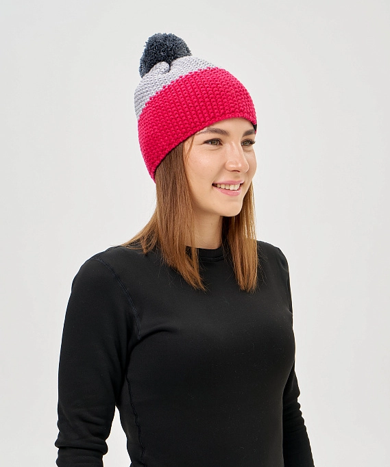 Шапка Nordski Frosty Pink/Grey