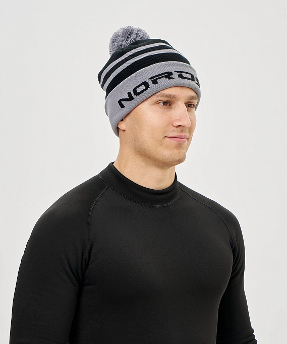 Шапка Nordski Winter Black/Grey