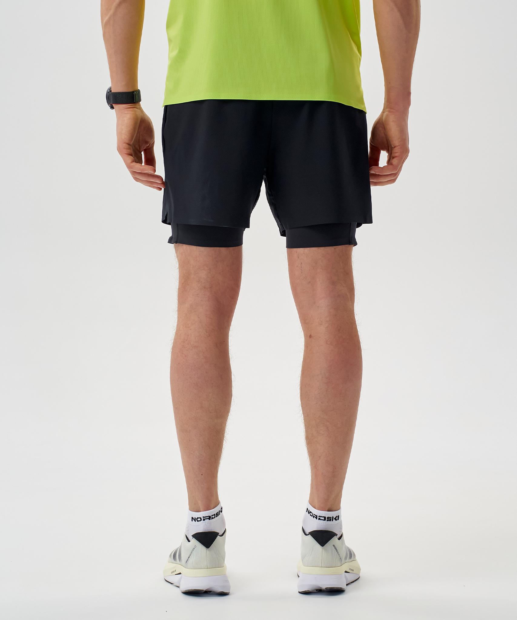 Шорты 2 в 1 Nordski Road Black