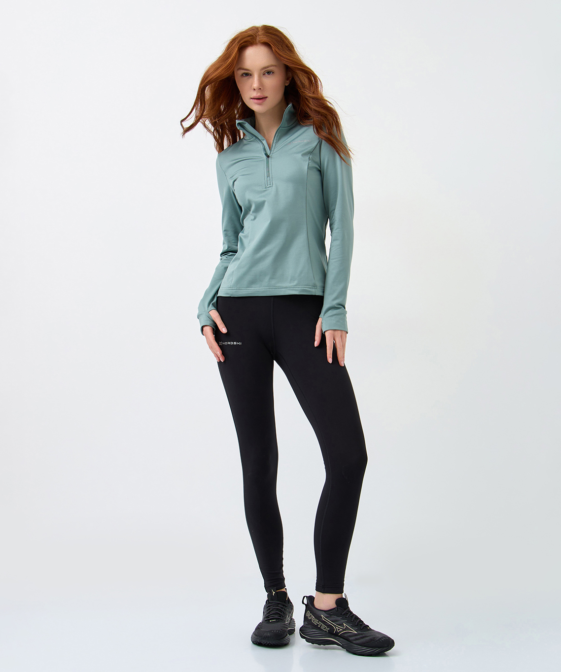 Лонгслив Nordski Warm Ice Mint W
