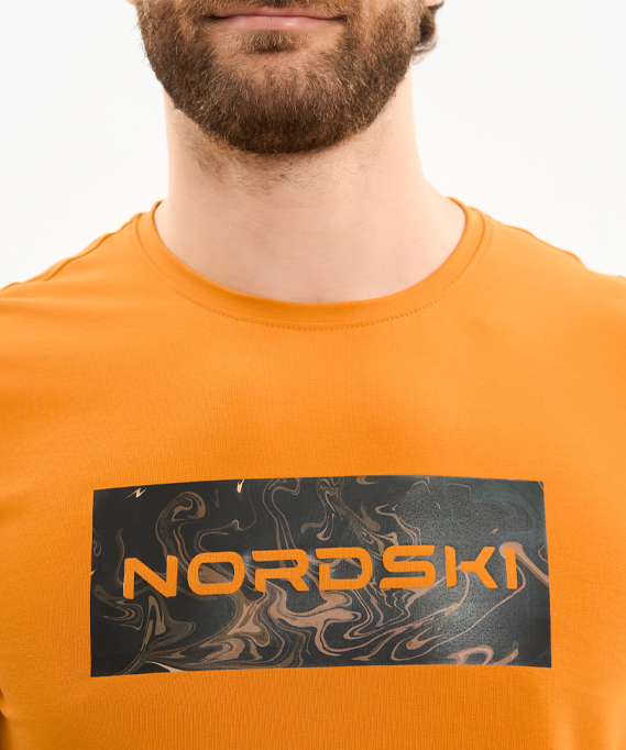 Футболка Nordski Simple Logo Bronze