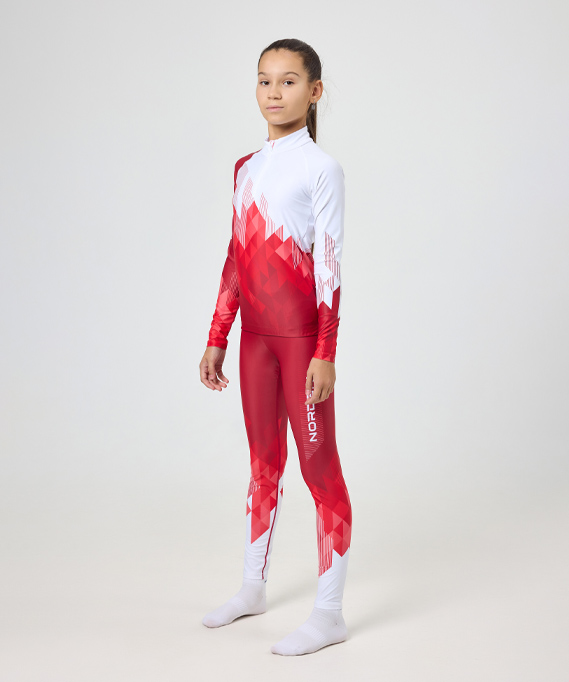 Гоночный костюм Nordski Jr. Race Red