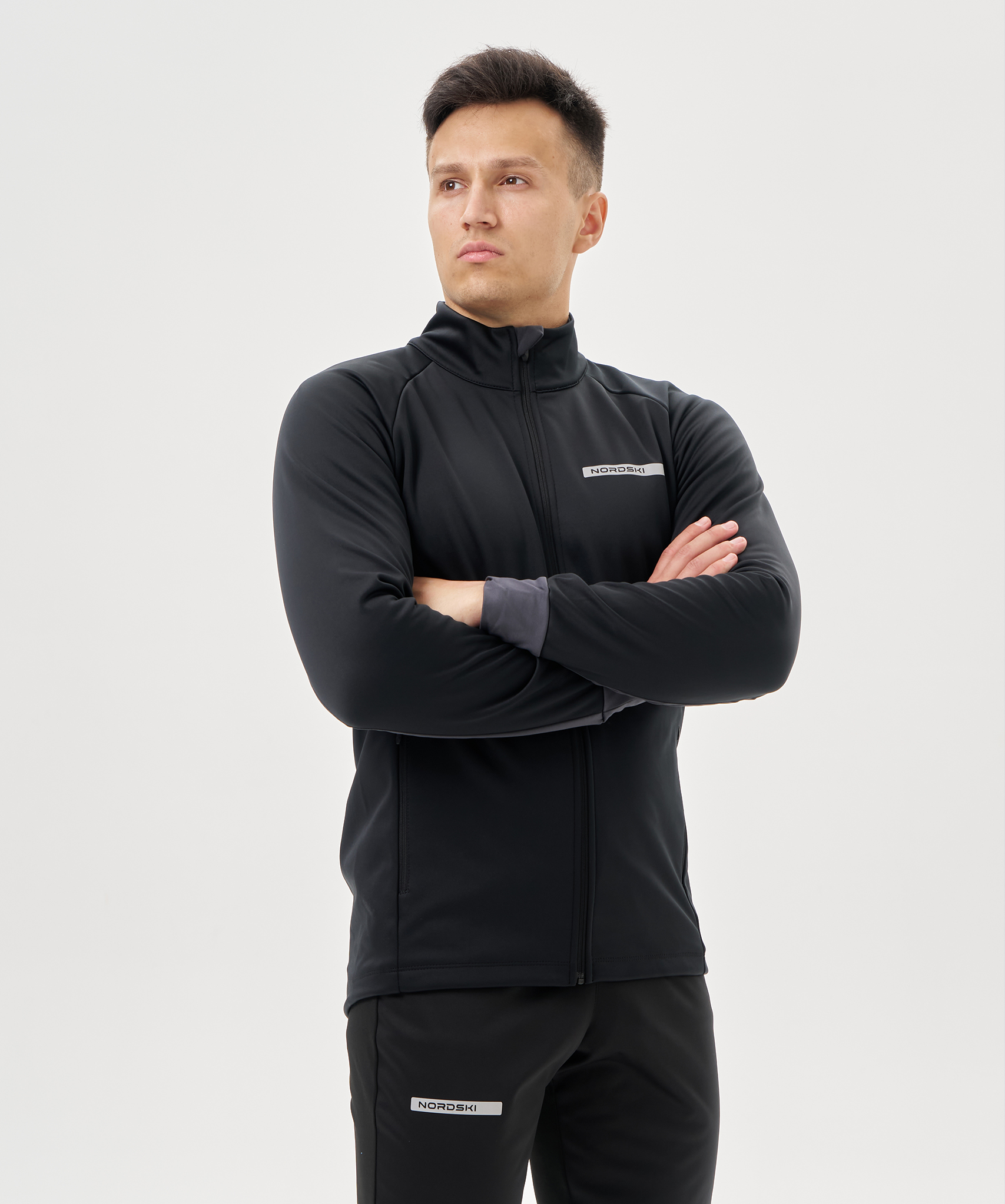 Тренировочная куртка Nordski Core Black/Grey