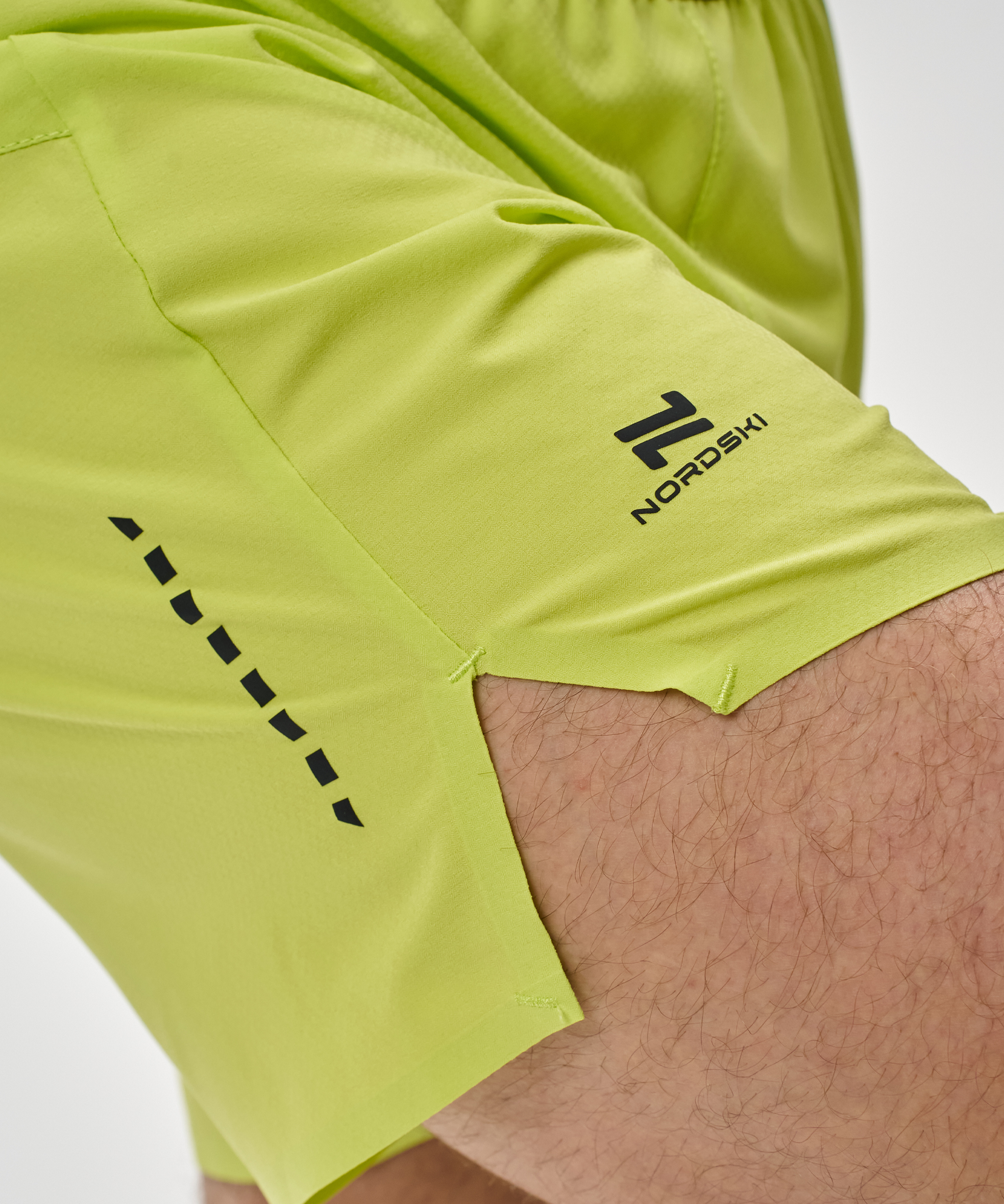 Шорты беговые Nordski Pro Lime Green