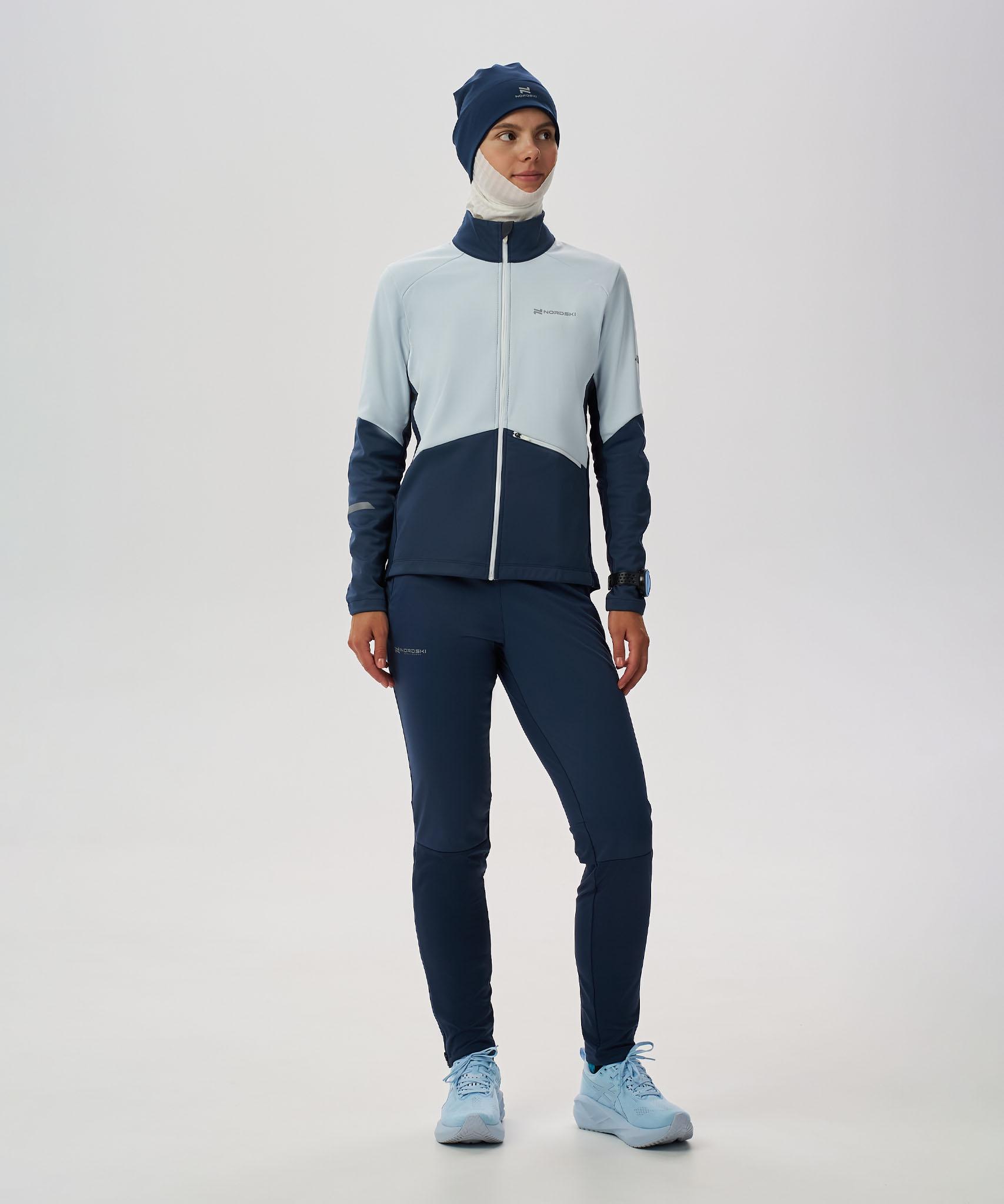 Тренировочная куртка Nordski Pro 2.0 Pearl Blue/Blue W