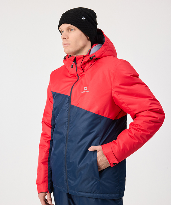 Утепленная куртка Nordski Active Red/Dark Navy