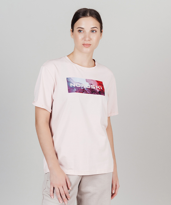 Футболка Nordski Simple Logo Soft Pink W