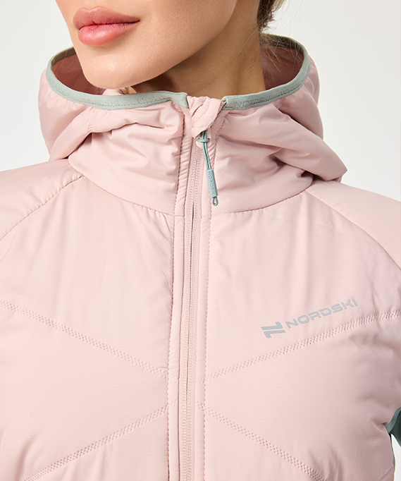 Куртка Nordski Hybrid Warm 2.0 Soft Pink/Ice Mint W