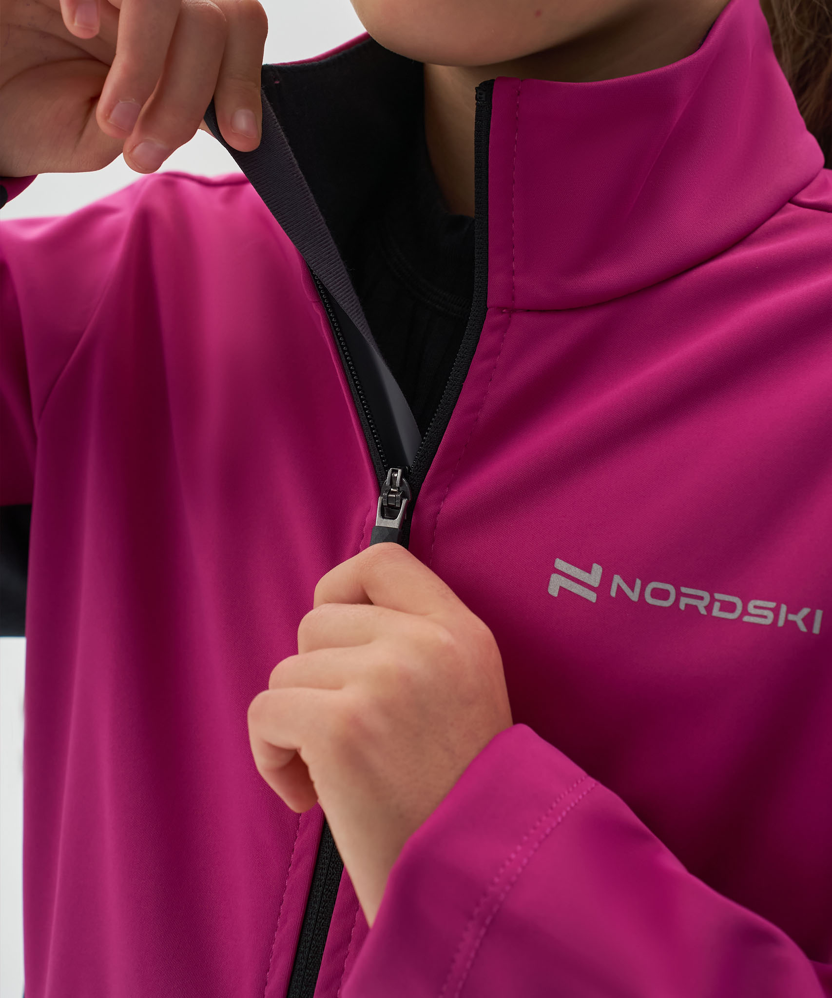 Тренировочная куртка Nordski Jr. Advance Fuchsia/Black