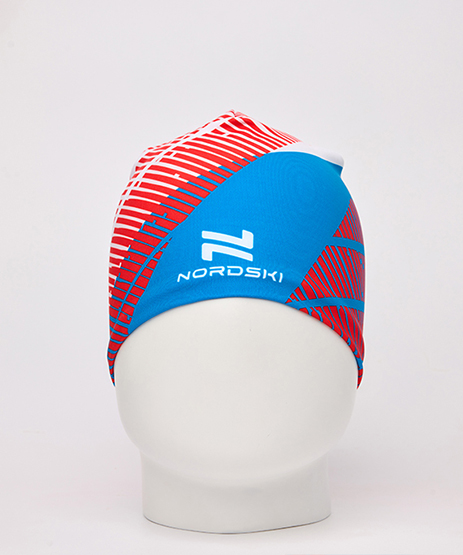 Гоночная шапка Nordski Heat Blue/Red